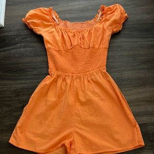 Orange romper